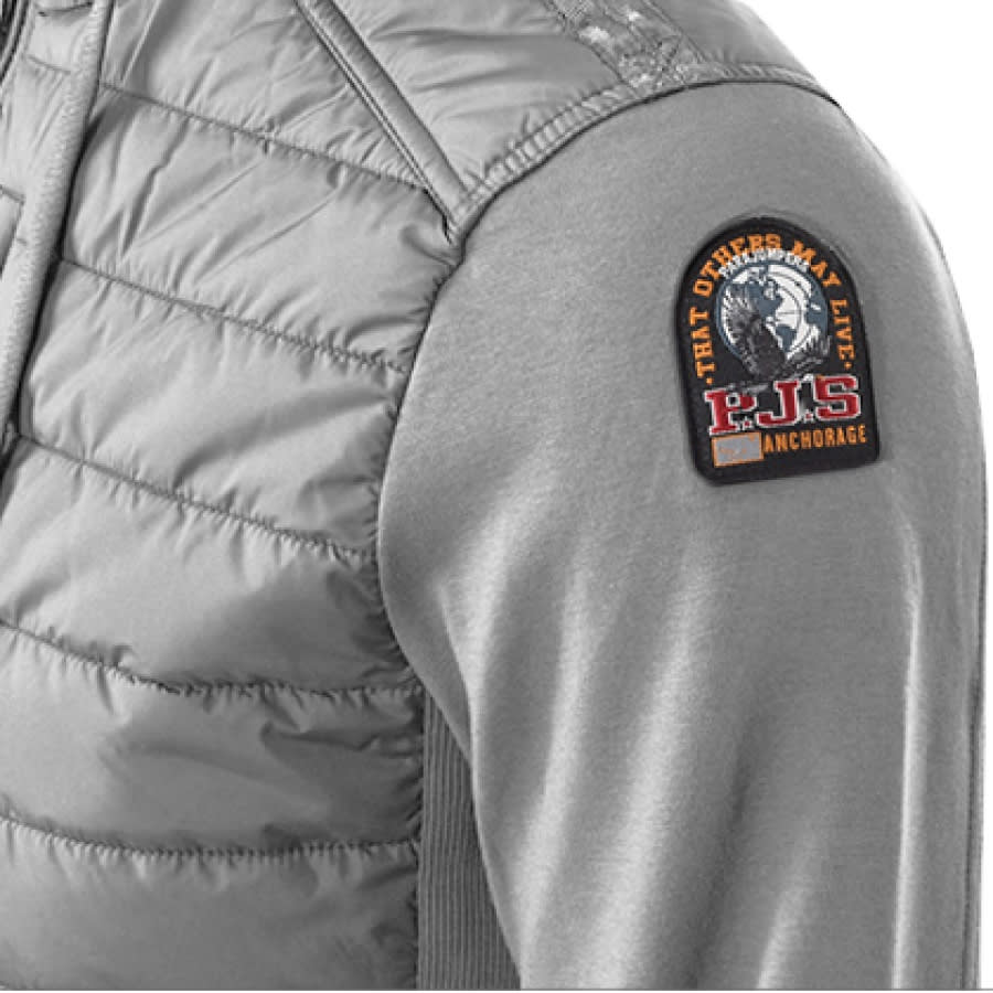 Alternative Image for ProductParajumpers Ivor Mixed Hoodie Grey3